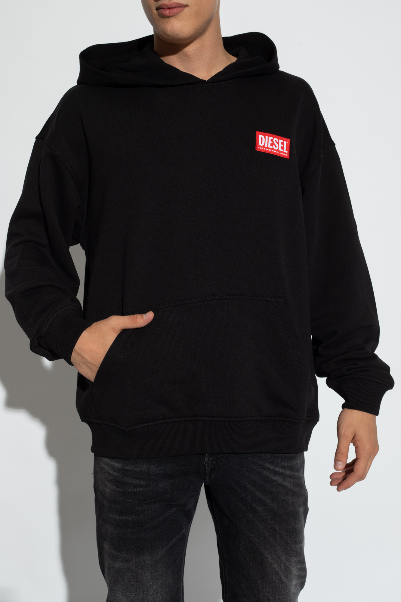 『 DIESEL 』 S-NLABEL-HOOD-L1 スウェット Diesel 'S-NLABEL-HOOD-L1' hoodie | Men's Clothing | Vitkac